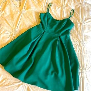 Beautiful emerald color dress